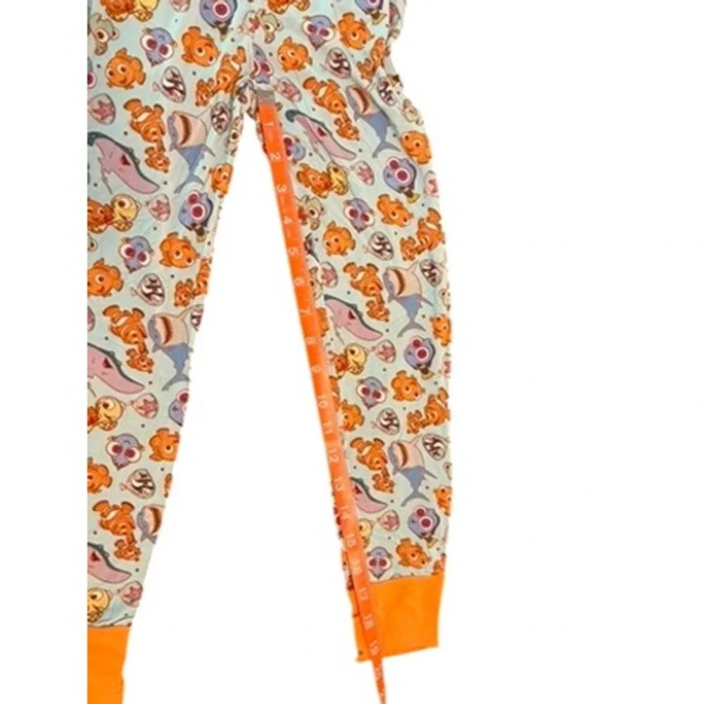 Little Snuggles Bamboo Sea Life Pajama Set Size 8 Clownfish Shark‎ Blue Orange